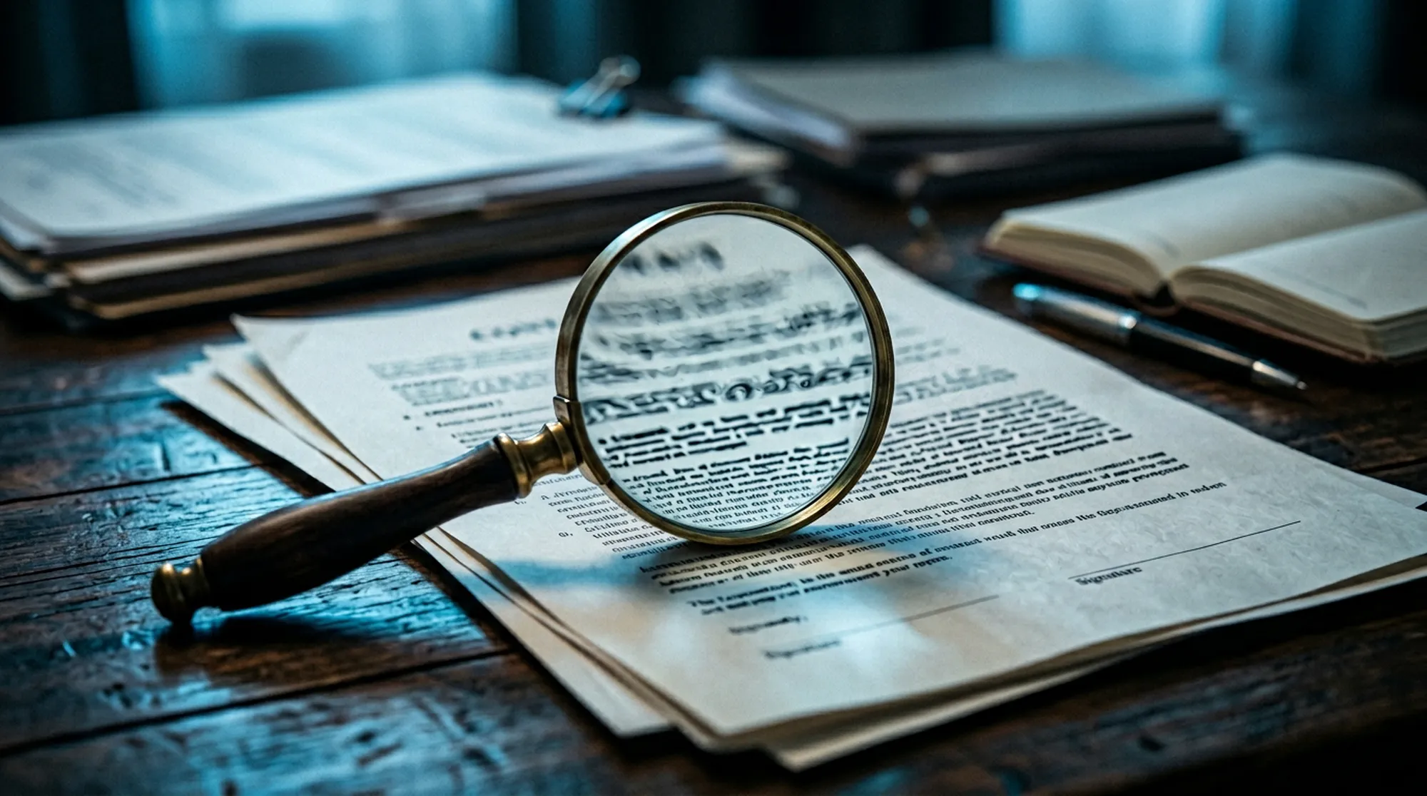 Analiza dokumentu szkła powiększającego