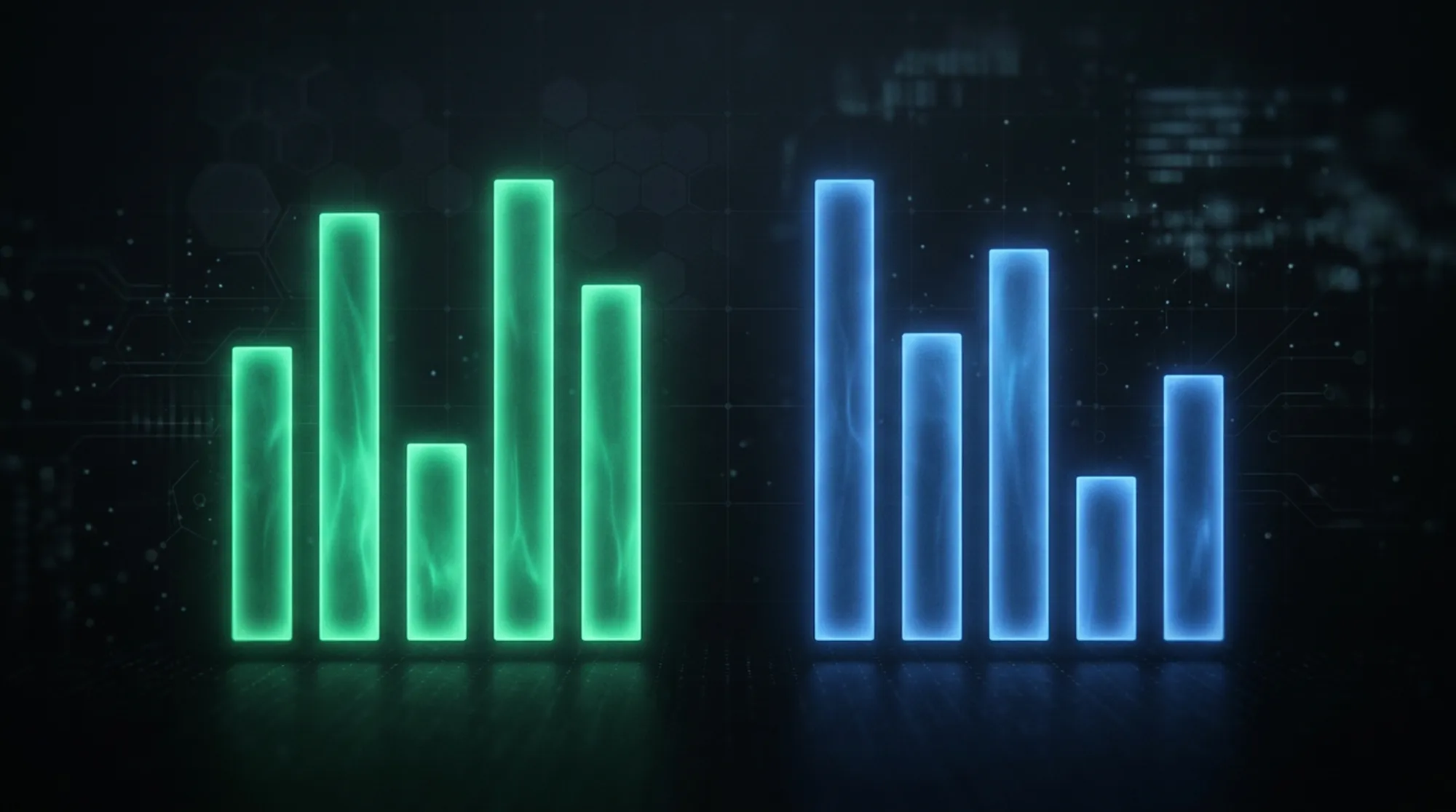 Wykres słupkowy abstrakcyjny